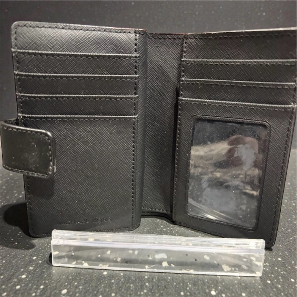 Michael Kors Black Monogram Wallet - Picture 5 of 5